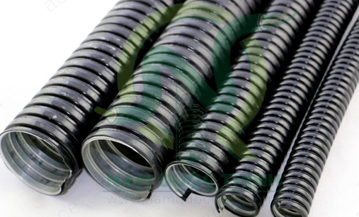 Ống ruột gà lõi thép bọc nhựa