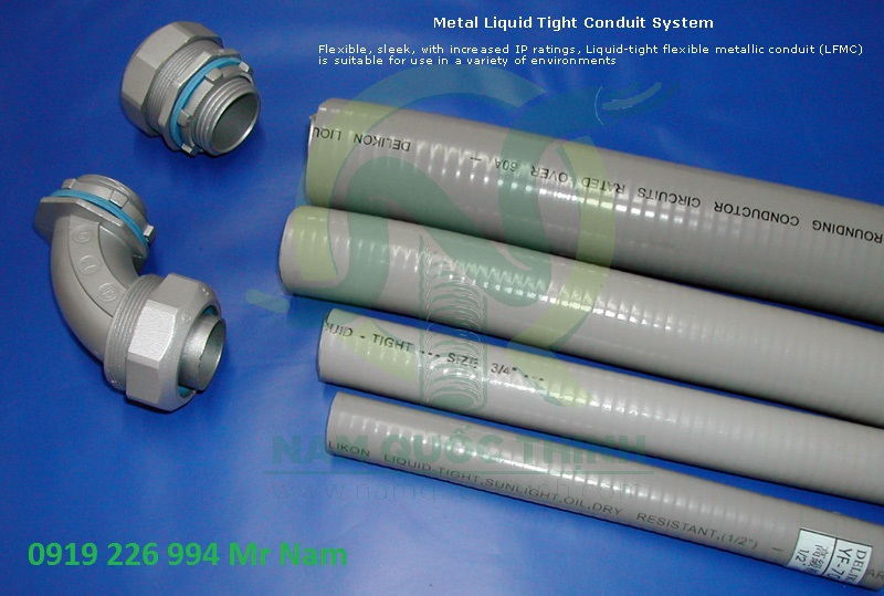 ống ruột gà thép bọc nhựa